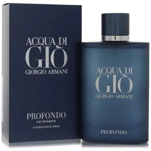 Acqua Di Gio Profondo by Giorgio Armani For Men Eau de Parfum Spray 3.4 oz