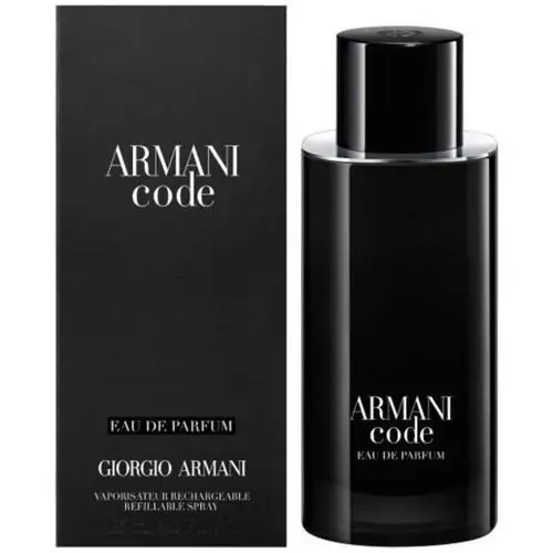 Armani Code by Giorgio Armani For Men Eau de Parfum Refillable Spray 2.5 oz
