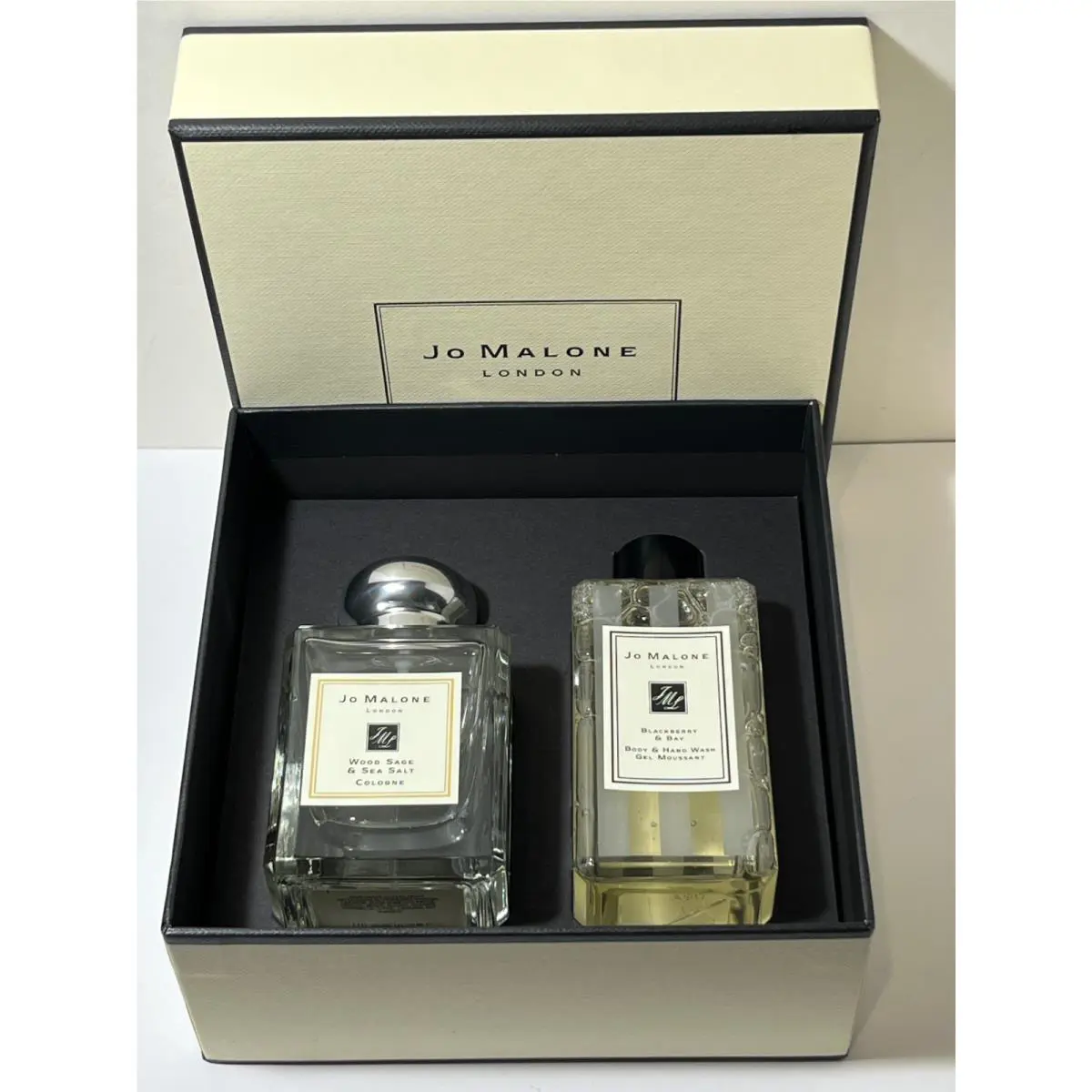 Jo Malone Gift Set Wood Sage Sea Salt Travel Duo Cologne and Body Wash