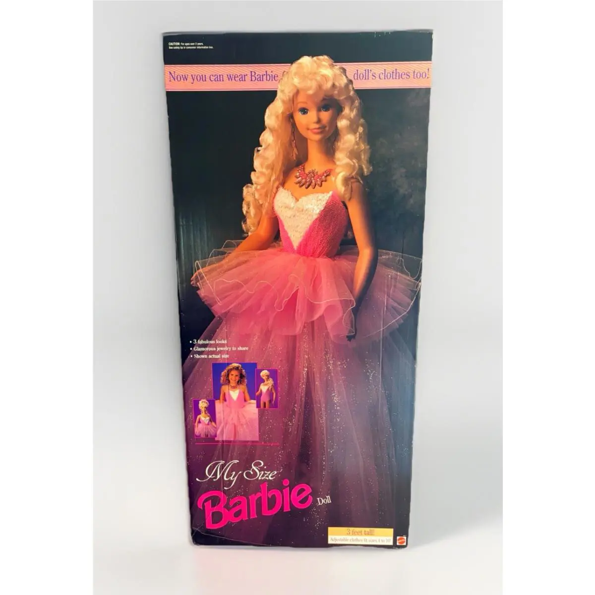 1992 MY Size Barbie Doll 3 FT Tall Ballerina Ballet Vintage