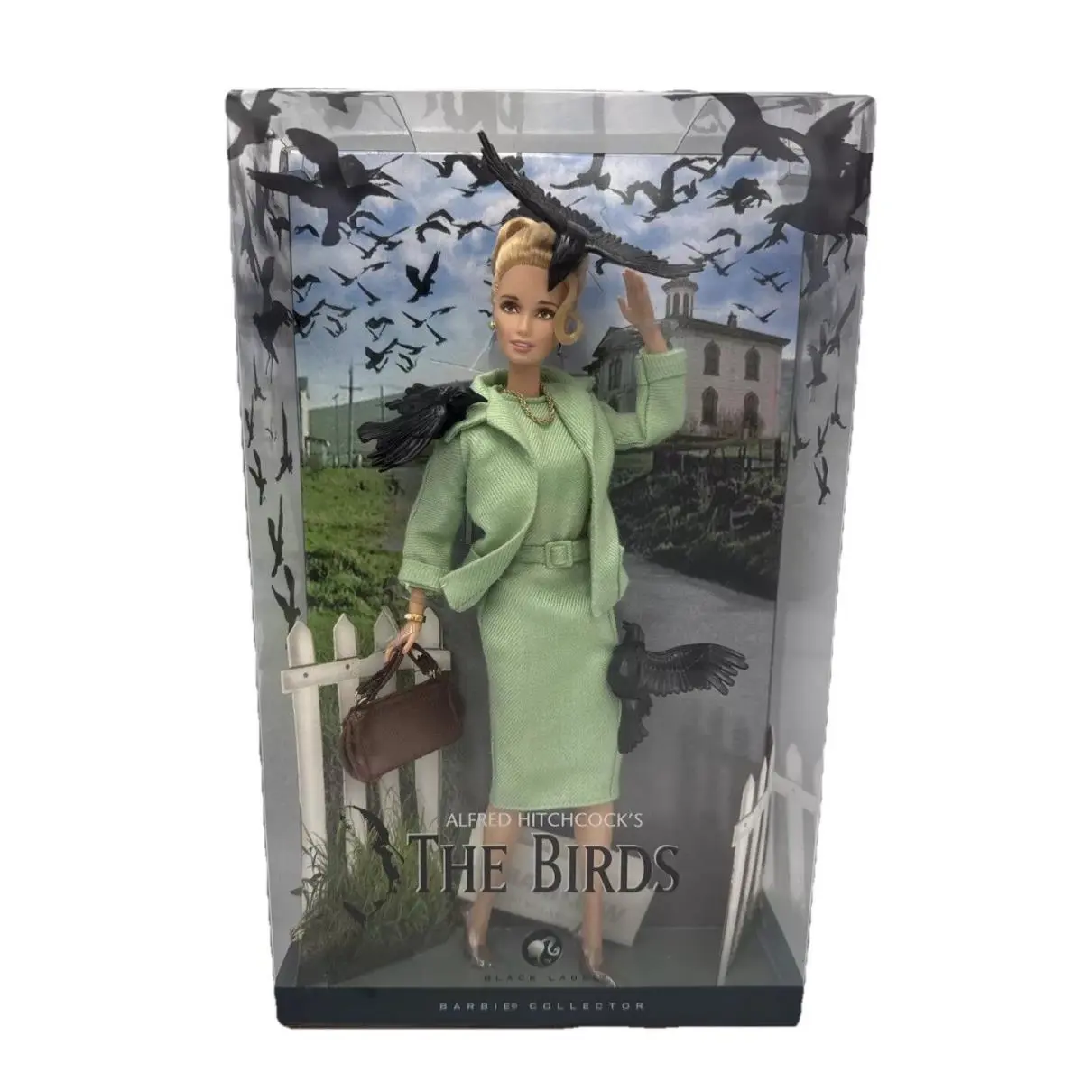 2008 The Birds Barbie Doll - Black Label - Alfred Hitchcock 1963 Movie L9633