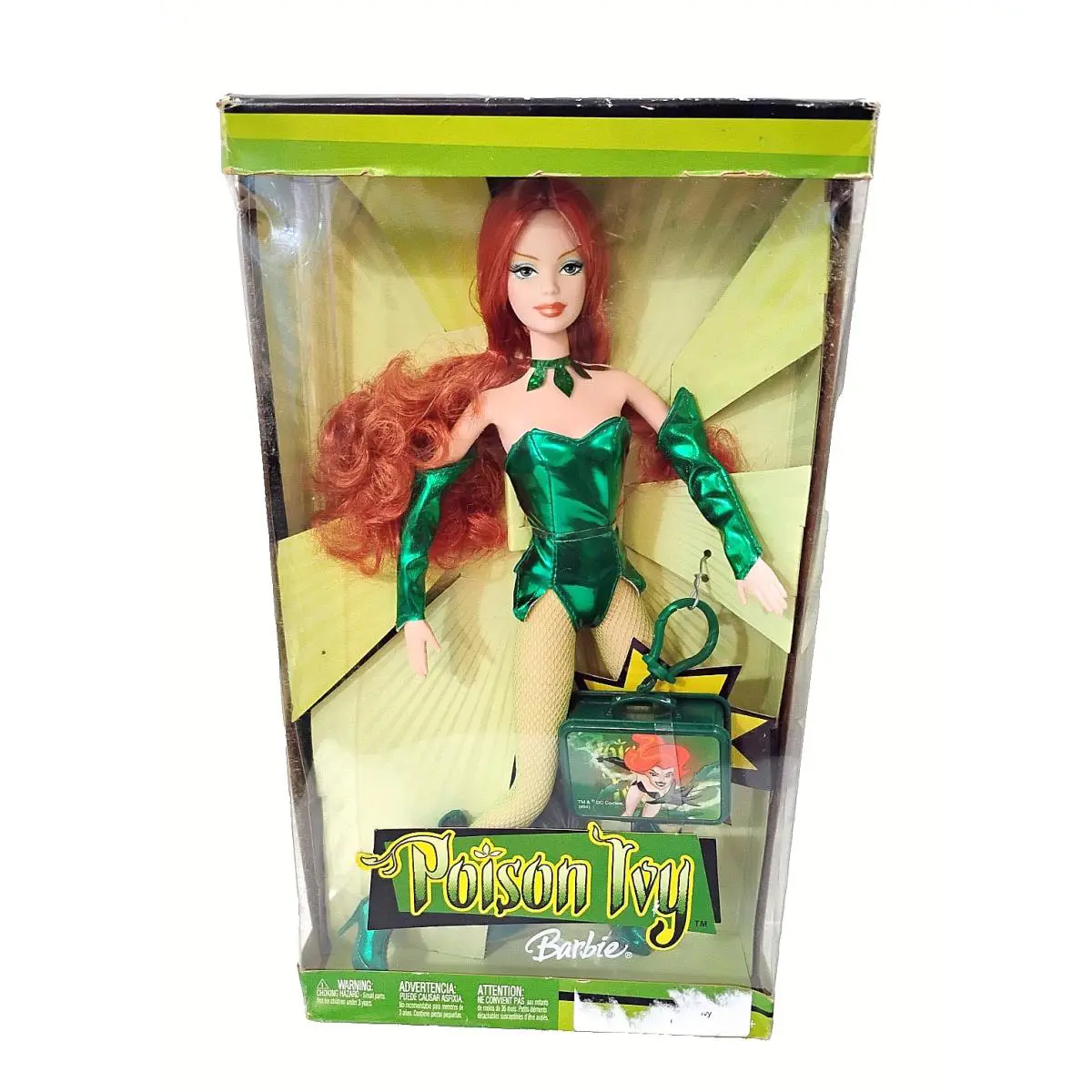 2004 Barbie Poison Ivy Doll DC Comics H1668 Mattel