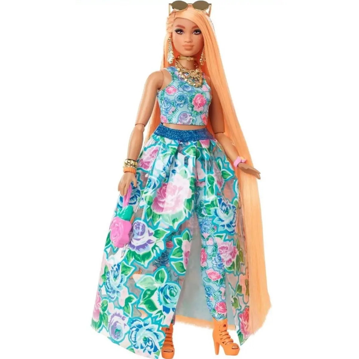 Barbie Extra Fancy Doll and Accessories with Sunglasses More 2022