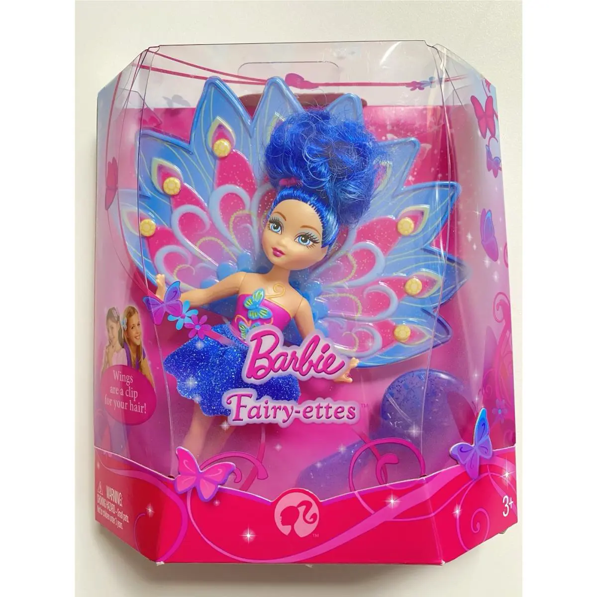 Barbie Fairytopia Fairy-ettes Doll 2008 - New/rare Mattel Wings Hairclip