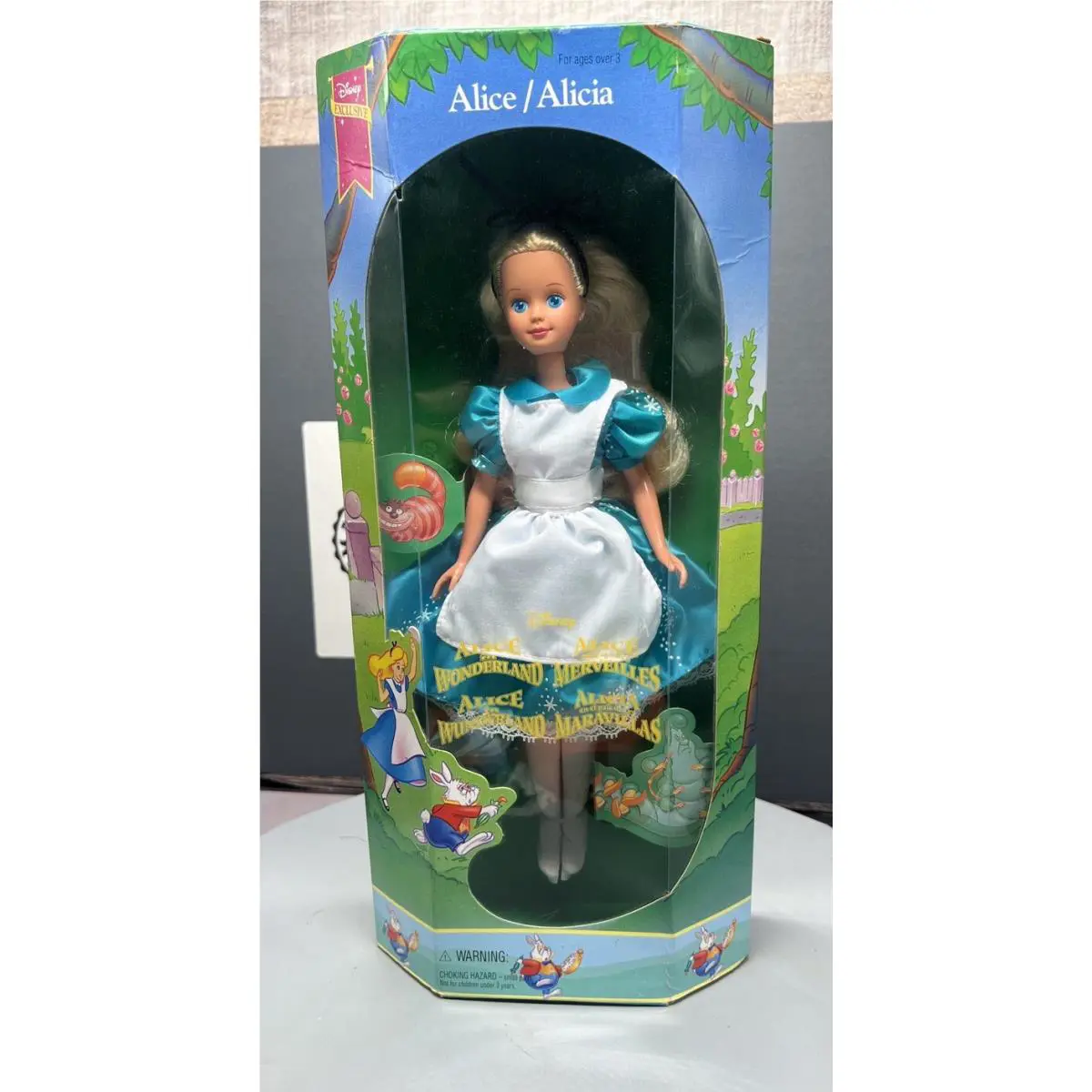 Disney Alice in Wonderland 1994 Mattel Alice/alicia Doll Disney Exclusive