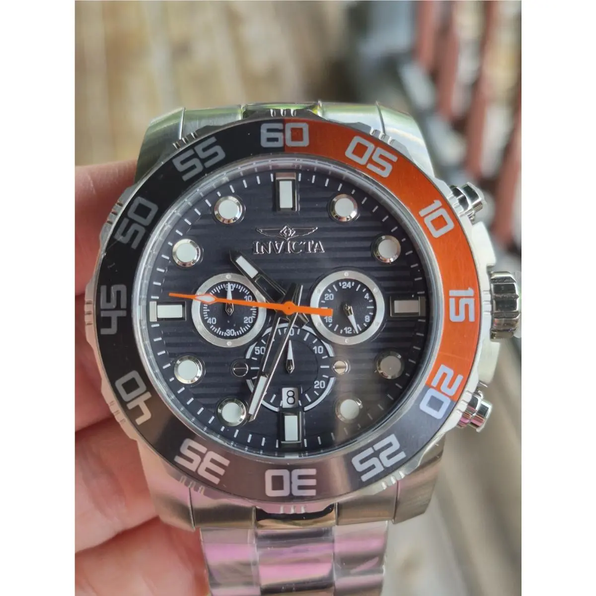 Men`s Pro Diver Chronograph Stainless Steel 22230 by Invicta