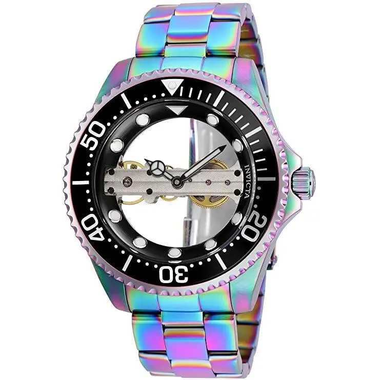 Invicta Pro Diver Black Transparent Dial Men`s Watch 26602