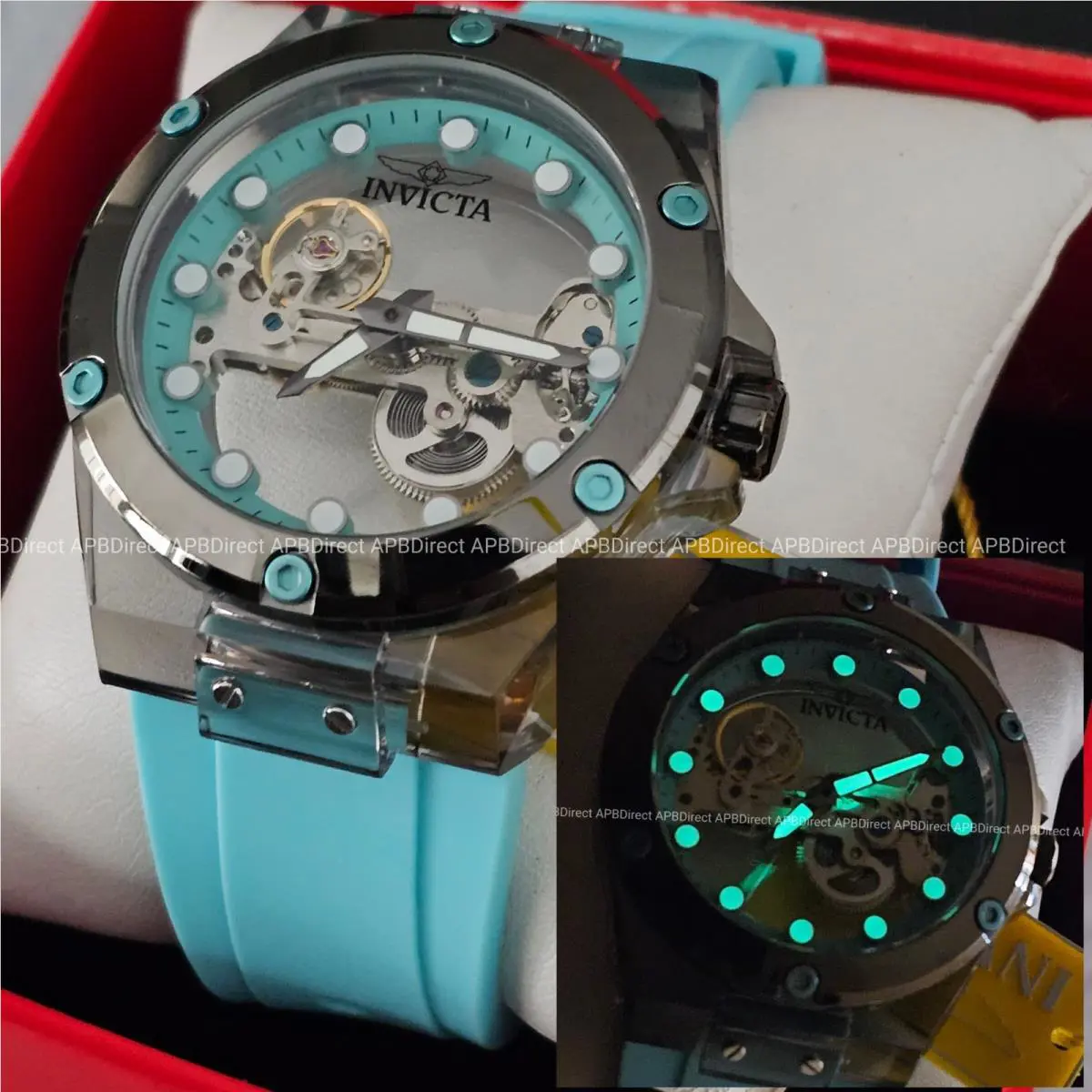 Invicta - Speedway - Mechanical - Ghost Bridge Mvmnt - Skeleton - Mens Watch