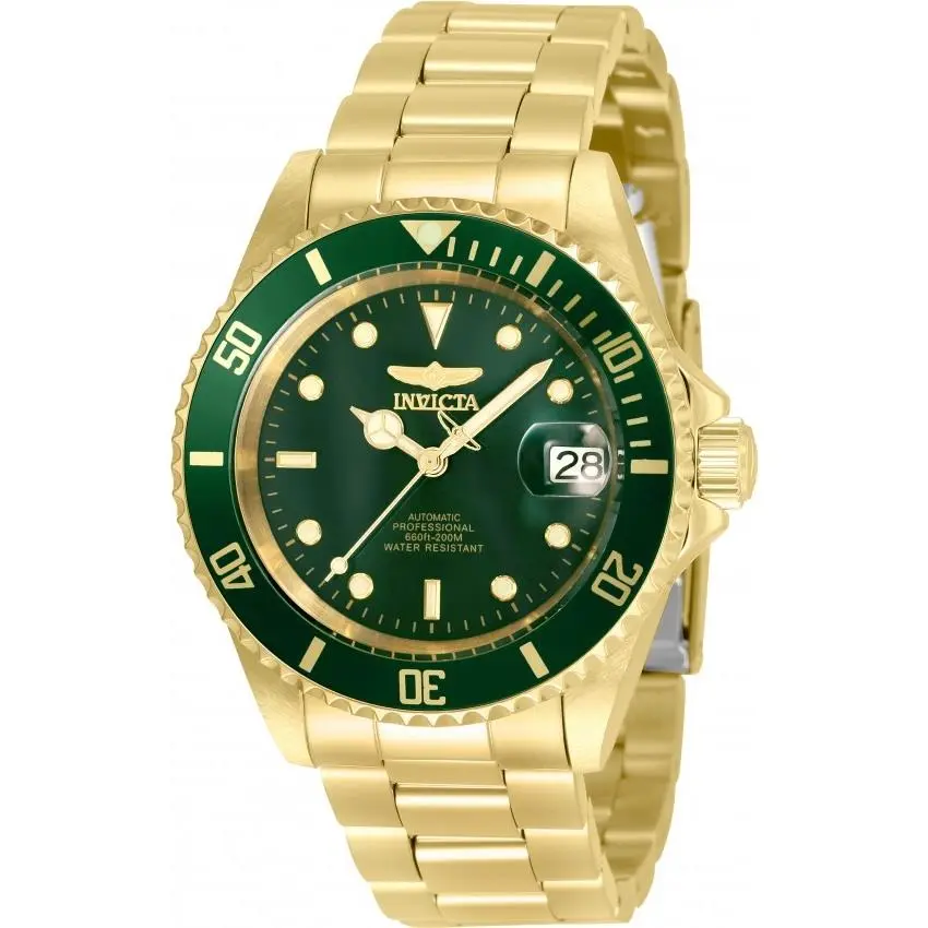 Pro Diver Automatic Green Dial Men`s Watch 35696 by Invicta