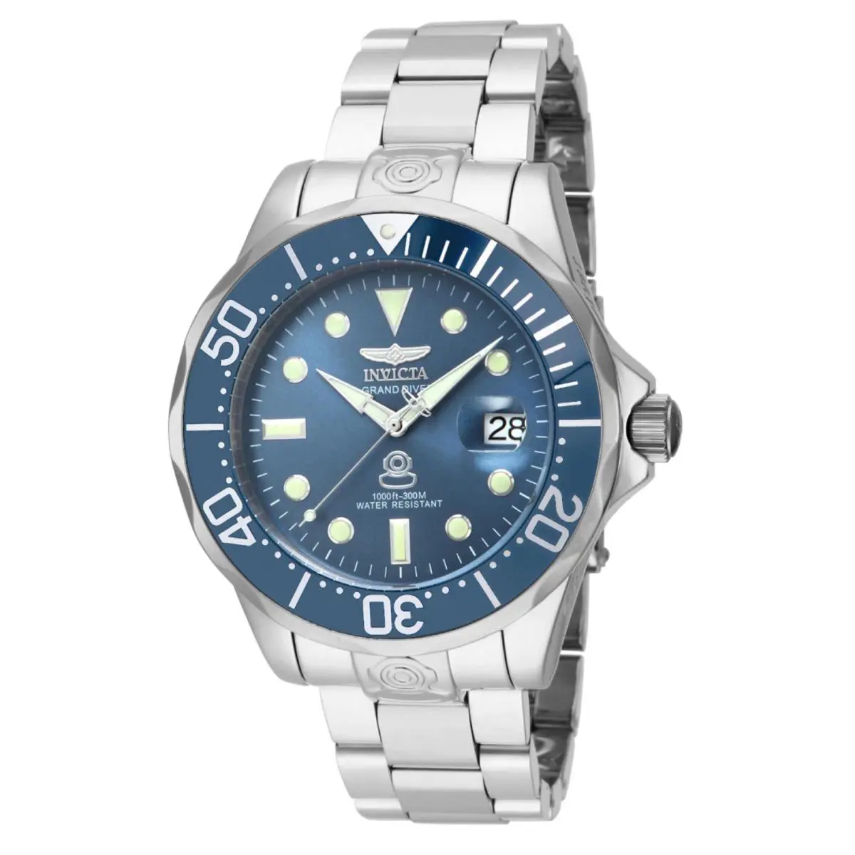 Invicta Grand Diver Automatic Men`s Watch - 47mm. Steel 16036