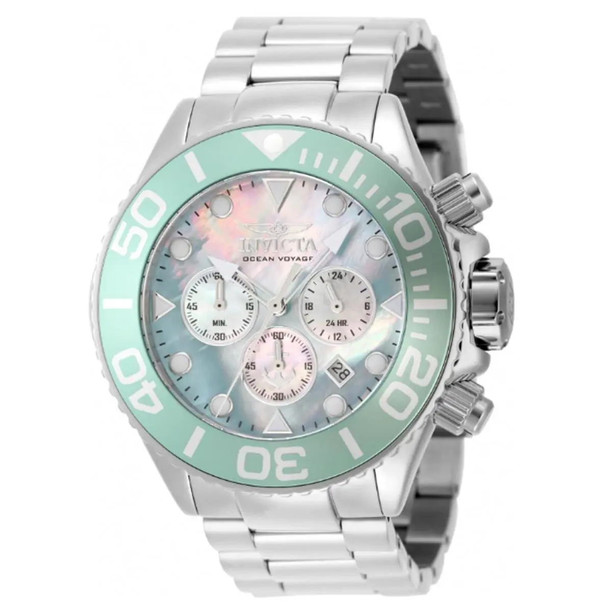 Invicta Men`s Watch w/ Mother of Pearl Dial - 52mm Steel 48594