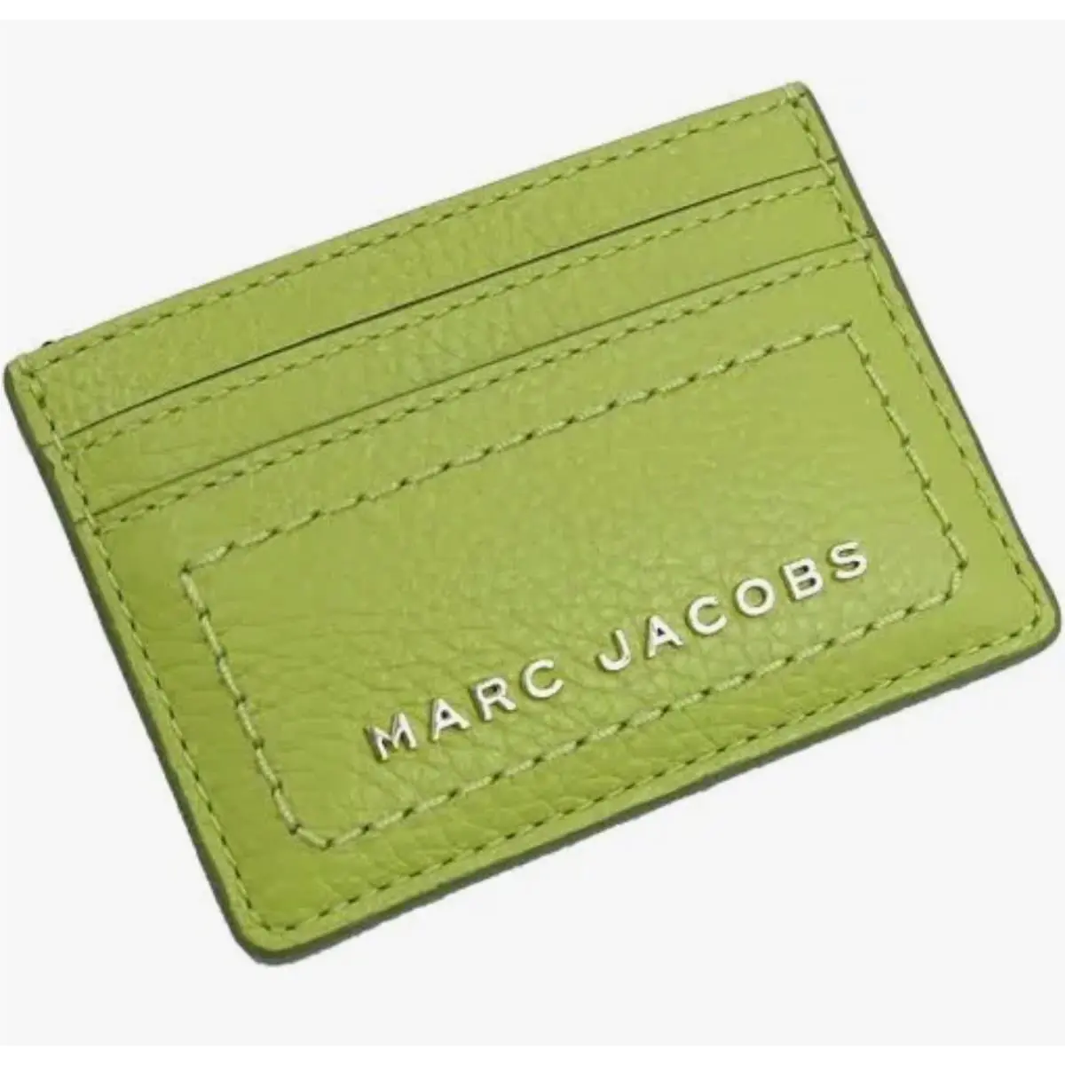 Marc Jacobs Leather Card Case Green Oasis
