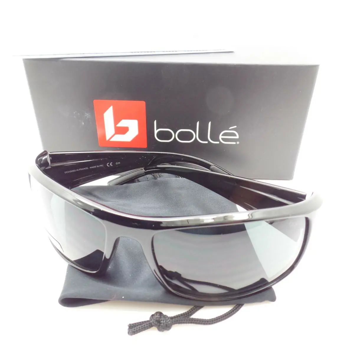 Bolle King Black Shiny Tnsm 63 Sunglasses 10998 - Frame: Shiny Black, Lens: Shiny Black