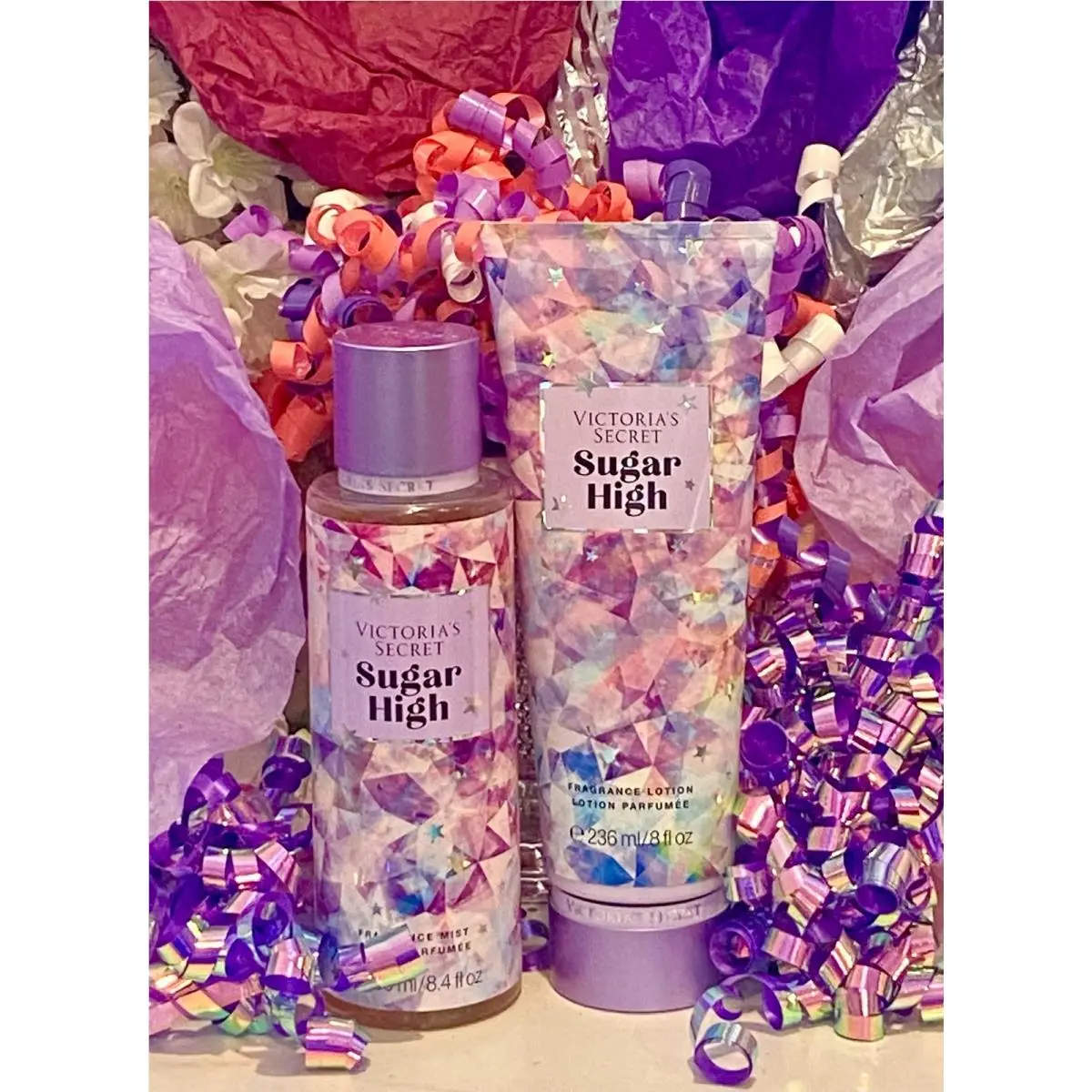 Victoria`s Secret Sugar High Fragrance Mist Body Spray Lotion Very Rare