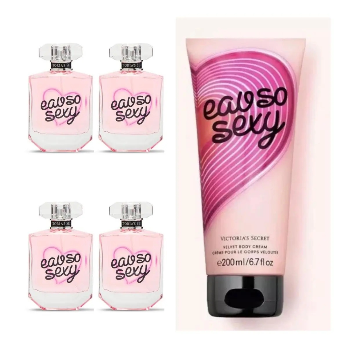 Victoria`s Secret Eau SO Sexy Eau de Parfum 3.4 Fl.oz. 4 and Body Cream
