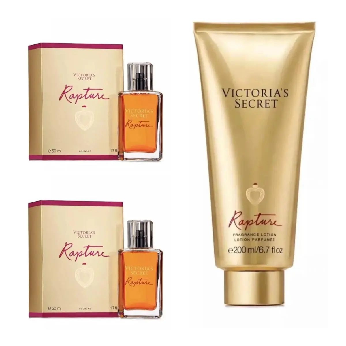 Victoria’s Secret Rapture Cologne 1.7 Fl.oz. 2 and Fragrance Lotion