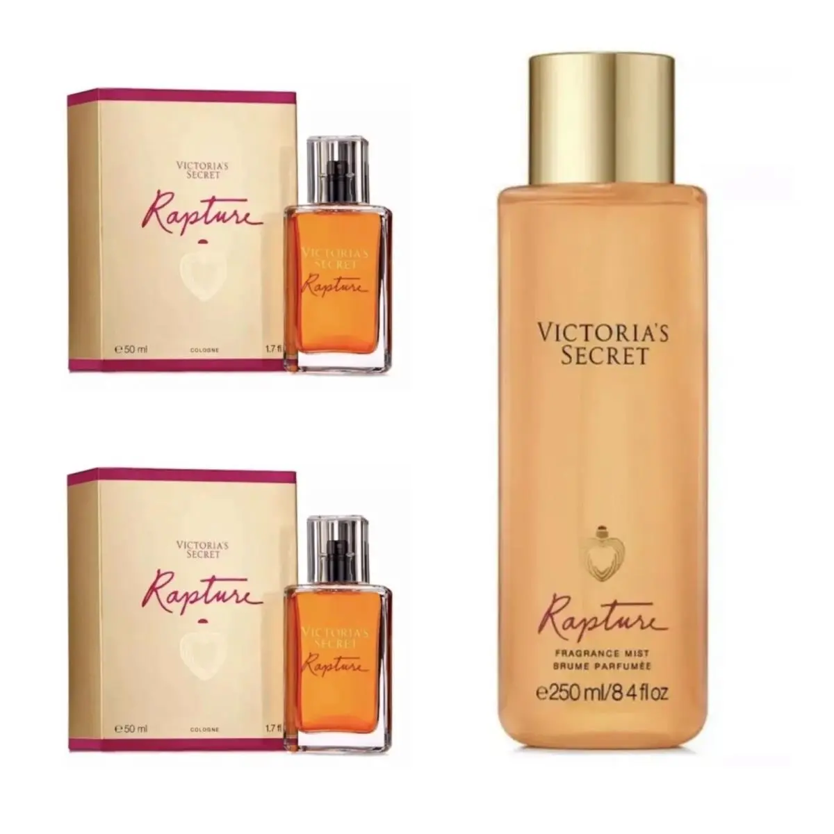 Victoria’s Secret Rapture Cologne 1.7 Fl.oz. 2 and Fragrance Mist