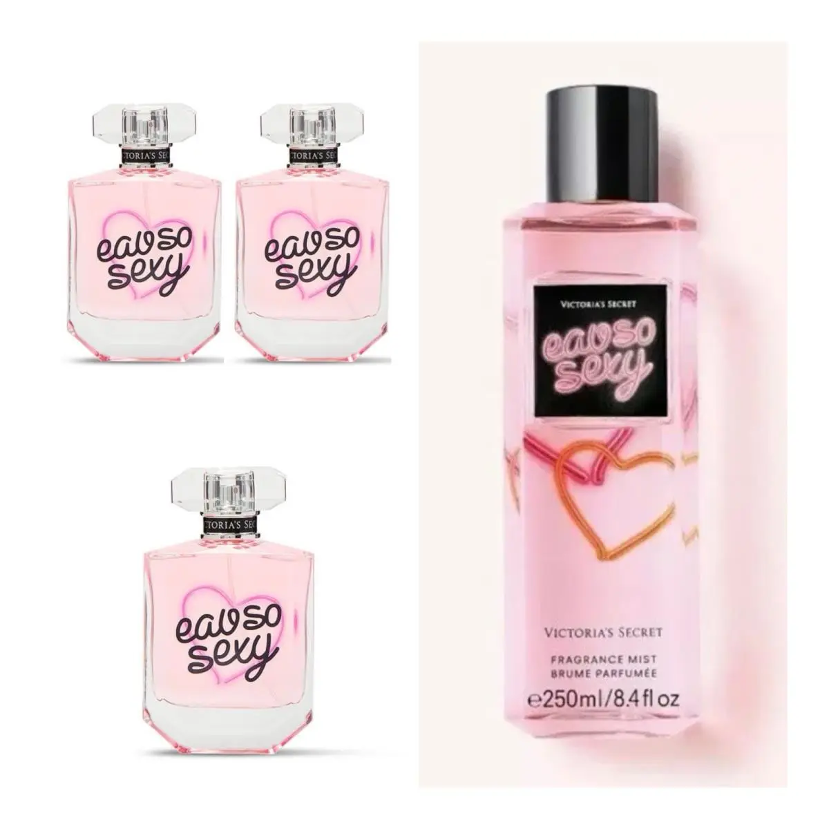 Victoria`s Secret Eau SO Sexy Eau de Parfum 3.4 Fl.oz. 3 and Fragrance Mist