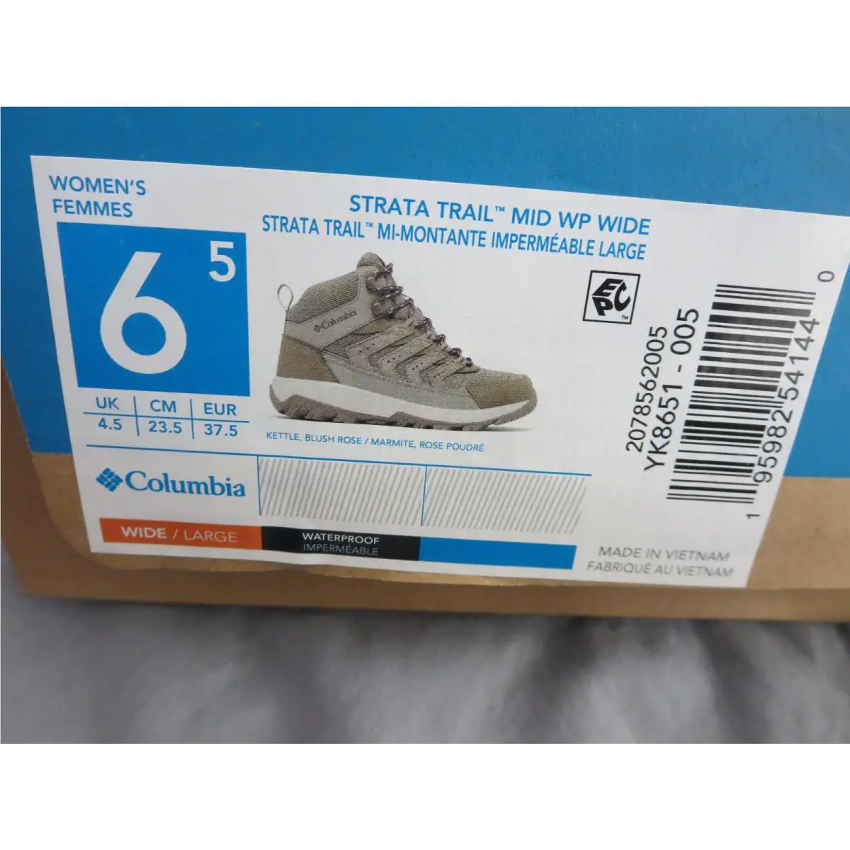 Columbia shoes - COLUMBIA Strata - Strata - YK8651-005 - Beige (UPC: 195982541440) 7