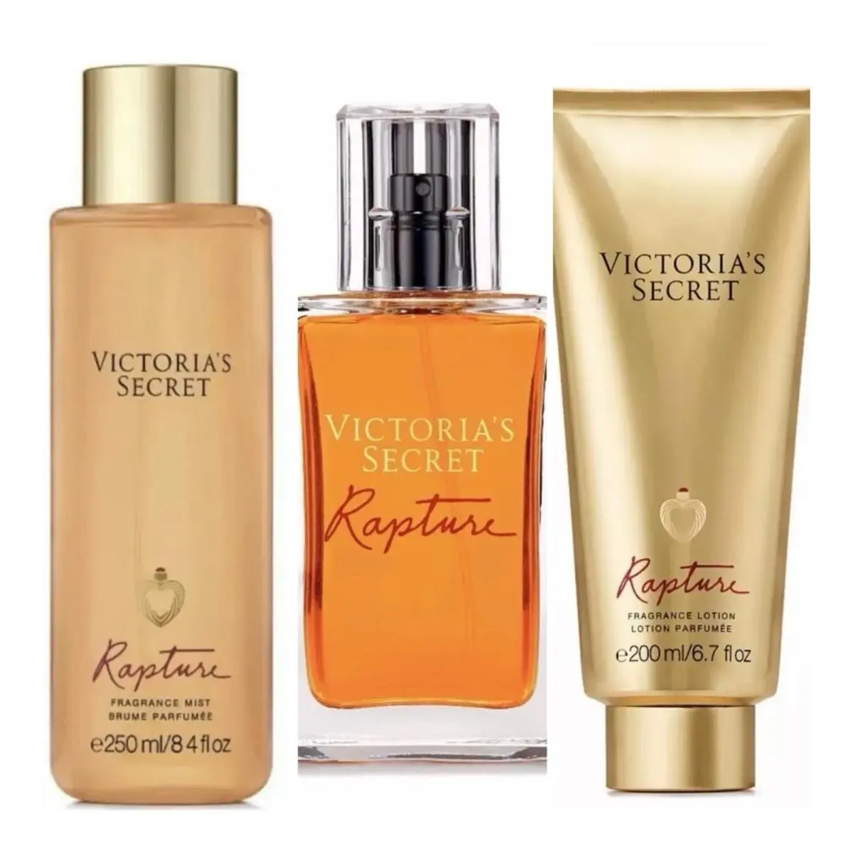 Victoria’s Secret Rapture Cologne 3.4 Fl.oz. / Fragrance Mist / Lotion