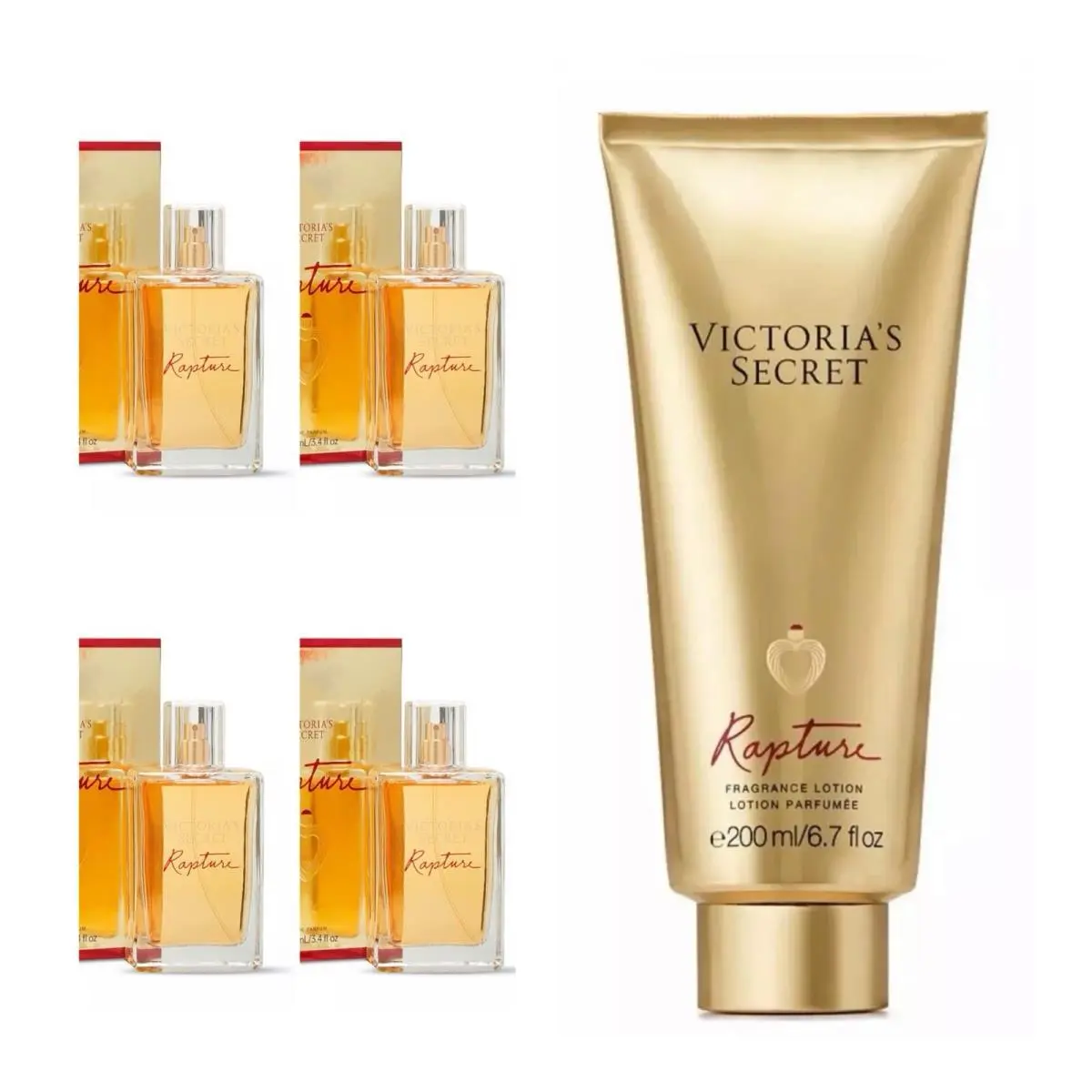 Victoria’s Secret Rapture Cologne 3.4 Fl.oz. 4 and Fragrance Lotion