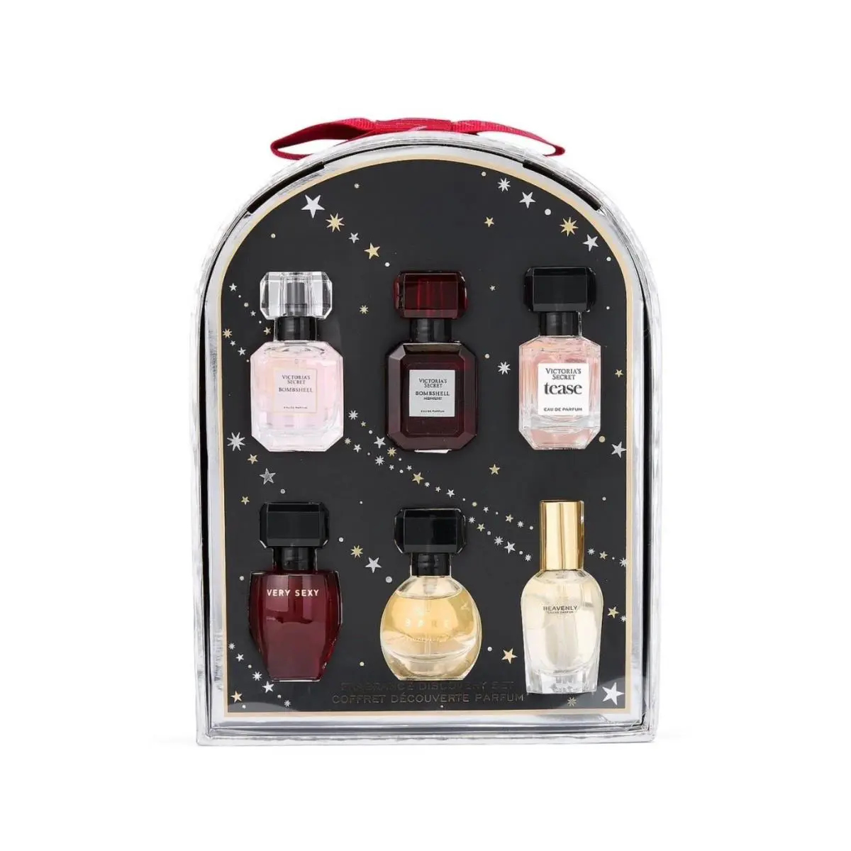 Victoria`s Secret Mini Fragrance Discovery 6-Pc Gift Set Bare Tease Bombshell