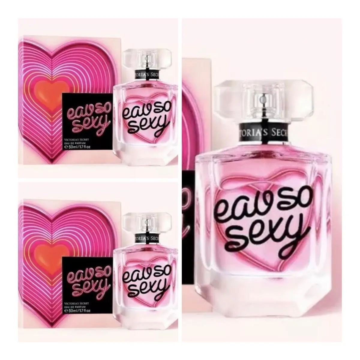 Victoria`s Secret Eau SO Sexy Eau de Parfum 1.7 Fl.oz. Lot of 3