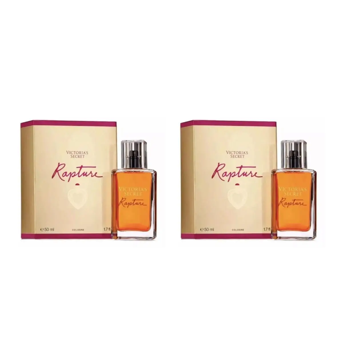 Victoria’s Secret Rapture Cologne 1.7 Fl.oz. Lot of 2