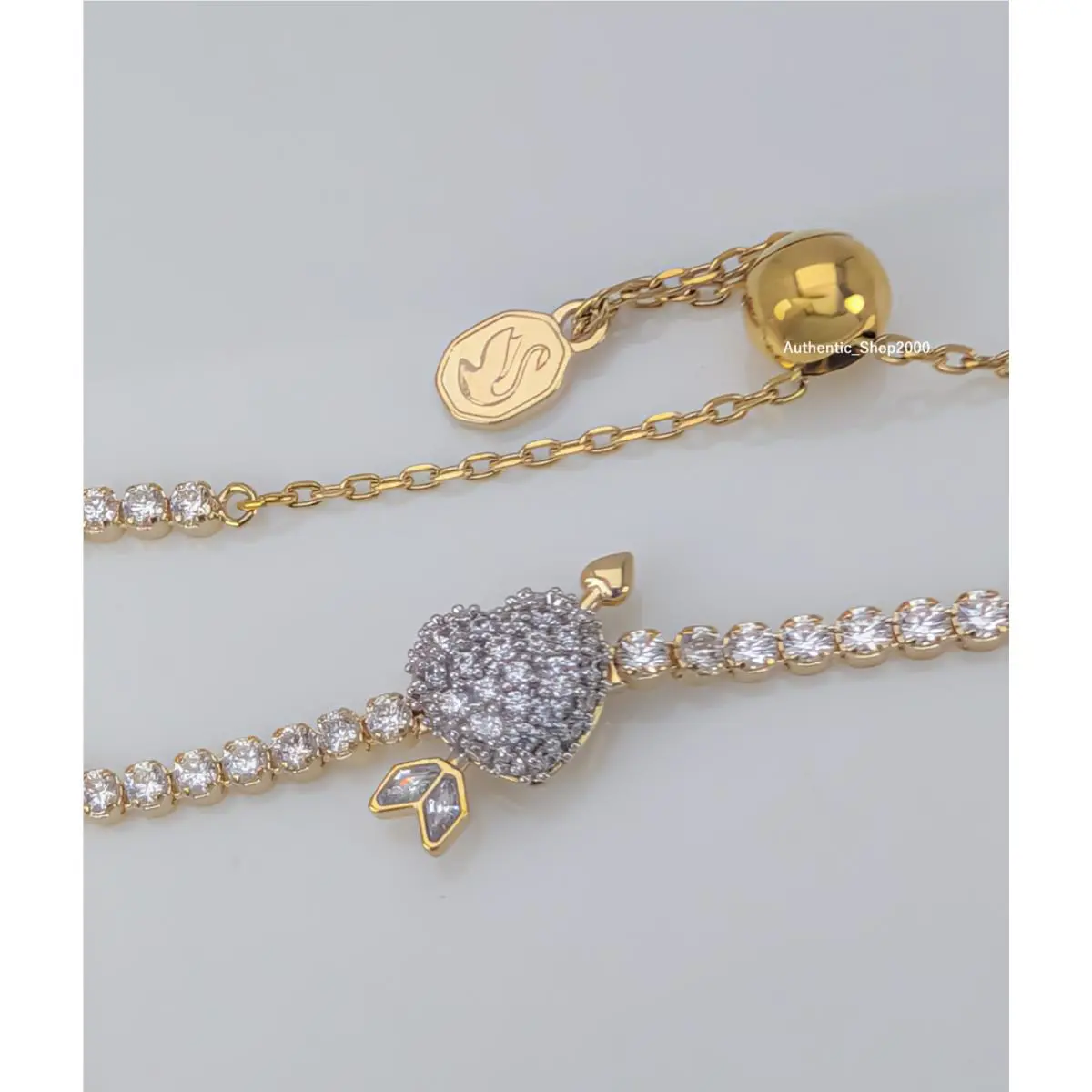 Swarovski Sparkle Idyllia Heart Arrow Tennis Bracelet 5744061 5742022