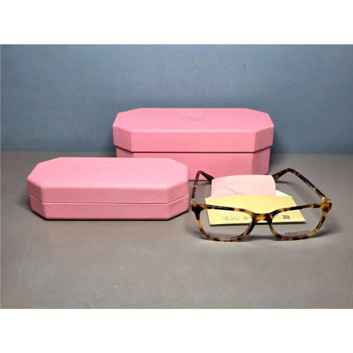Swarovski SK2003 1009 52-18-140 Tortise Shell Pattern Full Glasses Frame