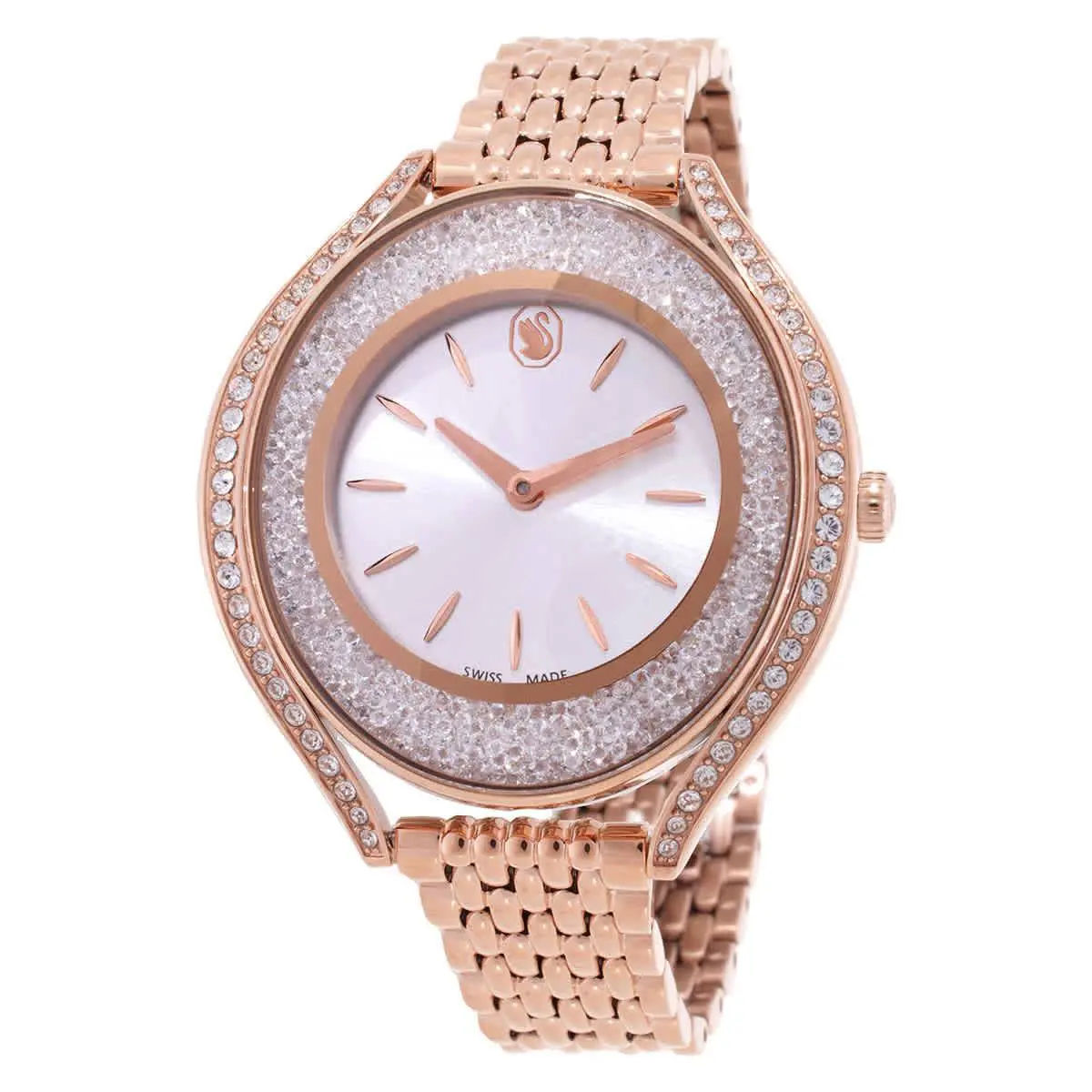 Crystalline Quartz Silver Dial Ladies Watch 5730140 by Swarovski