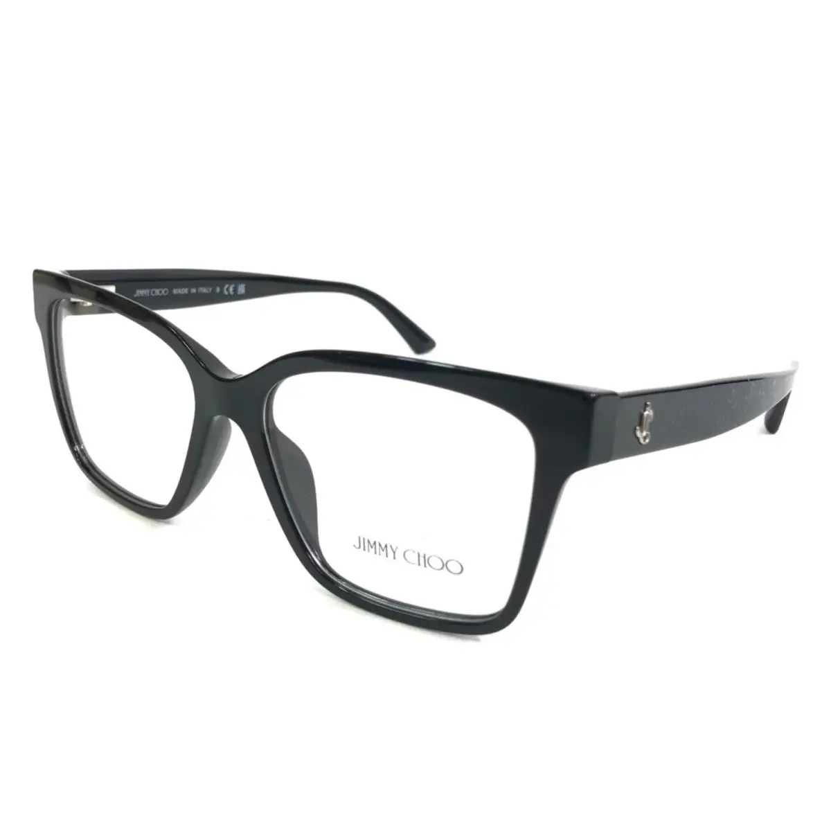 Jimmy Choo Eyeglasses Frames JC3006U 5000 Black Butterfly Full Rim 55-16-140
