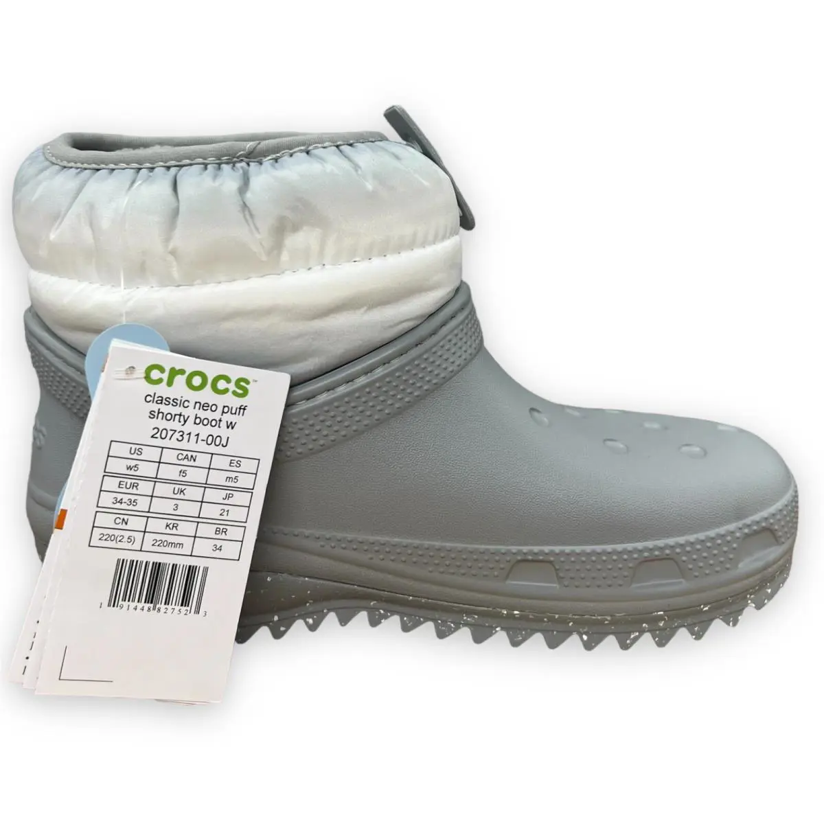 Crocs shoes - Crocs Classic Neo Puff Shorty - Gray 4