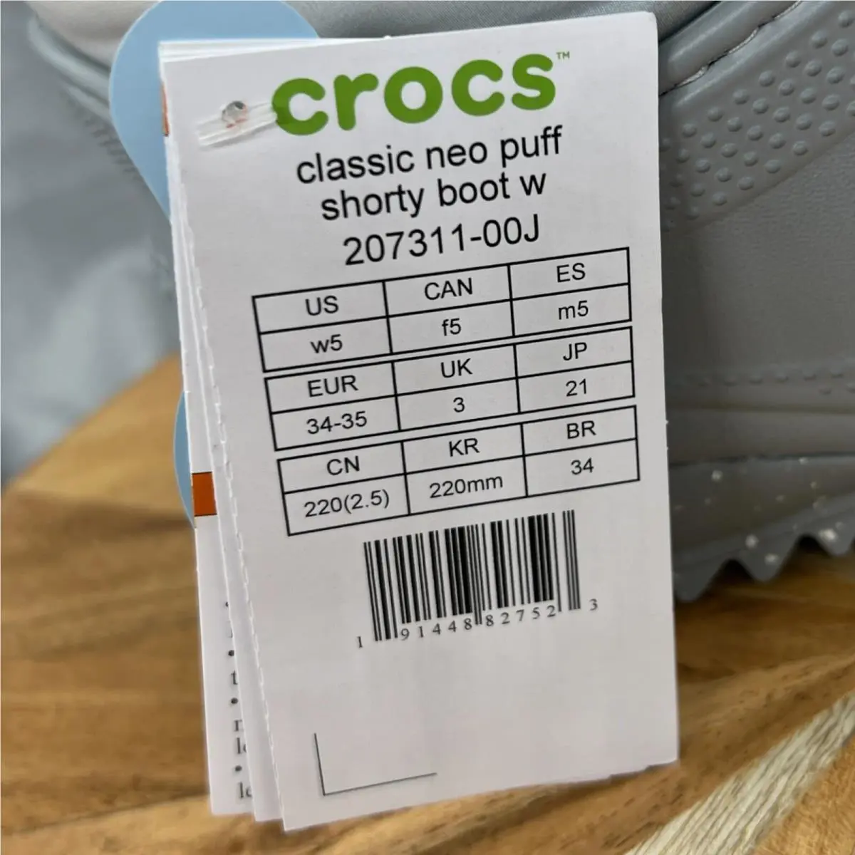 Crocs shoes - Crocs Classic Neo Puff Shorty - Gray 7