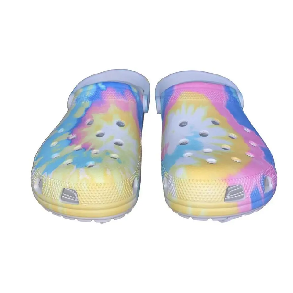 Crocs shoes - Crocs Tie Dye Graphic Clog - Beach Pastel/Multi-Color -U20 - 205453-94S 3