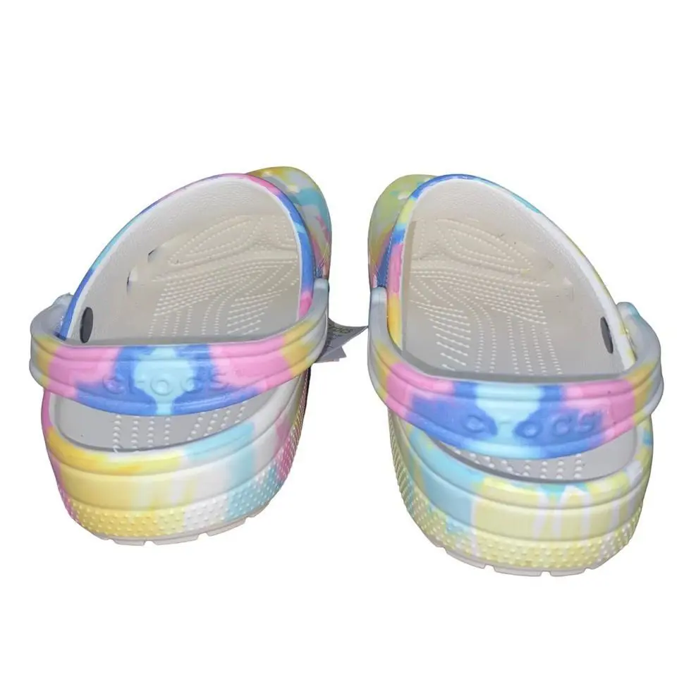 Crocs shoes - Crocs Tie Dye Graphic Clog - Beach Pastel/Multi-Color -U20 - 205453-94S 4