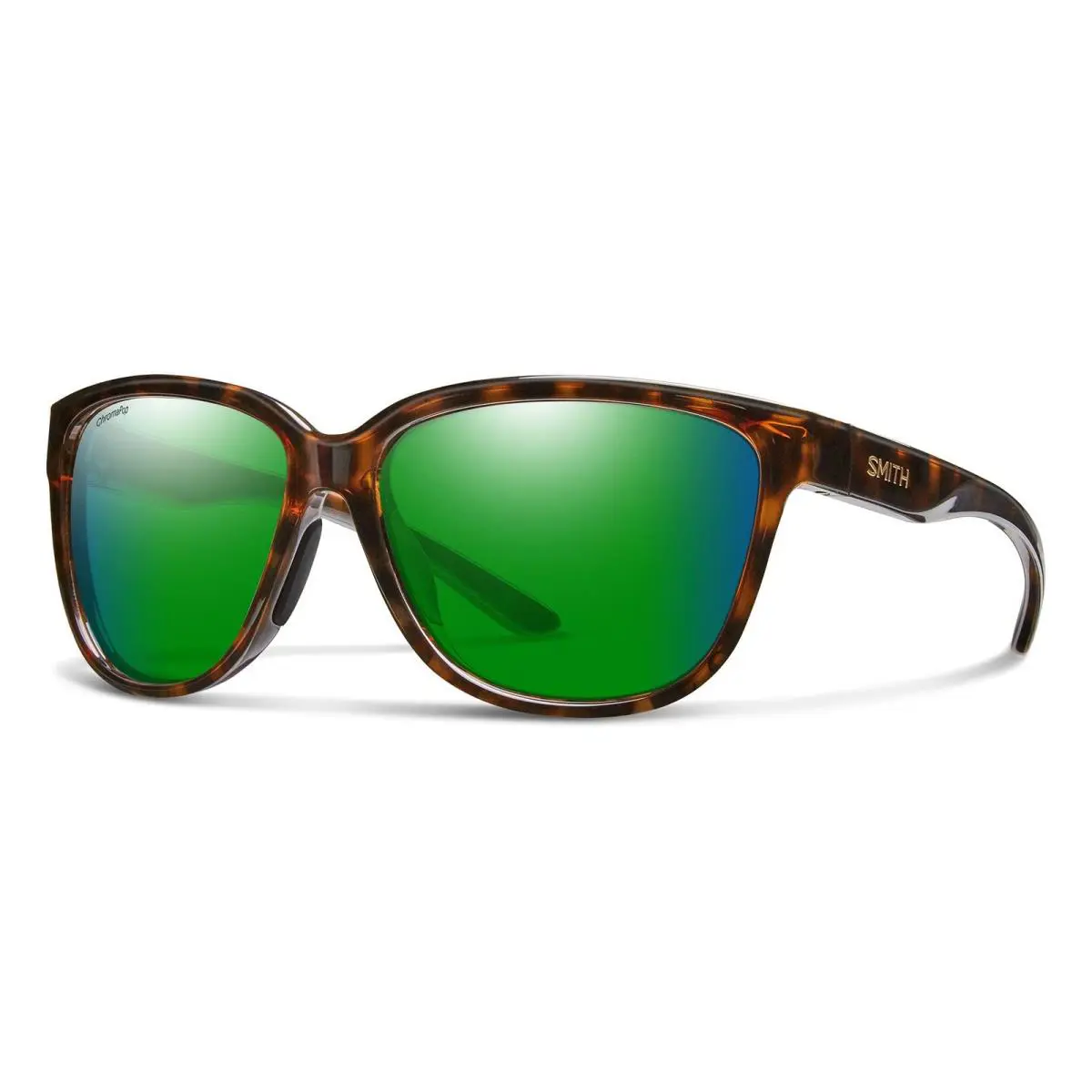 Smith Monterey Chromapop Sunglasses - Tortoise / Chromapop Glass Polarized Green Mirror, Frame: Multicolor, Lens: Multicolor