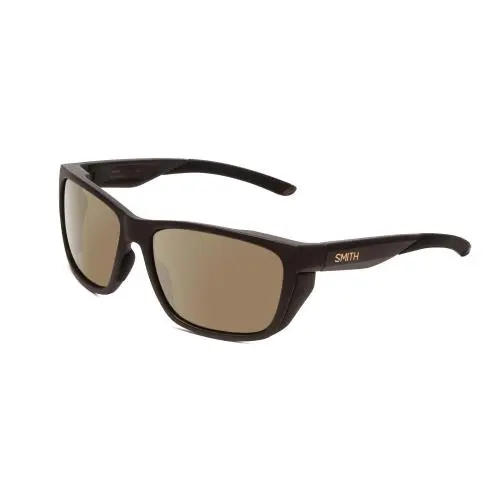 Smith Longfin Unisex Wrap Polarized Sunglasses Gravy Grey 59mm Choose Lens Color Amber Brown Polar by Smith Optics