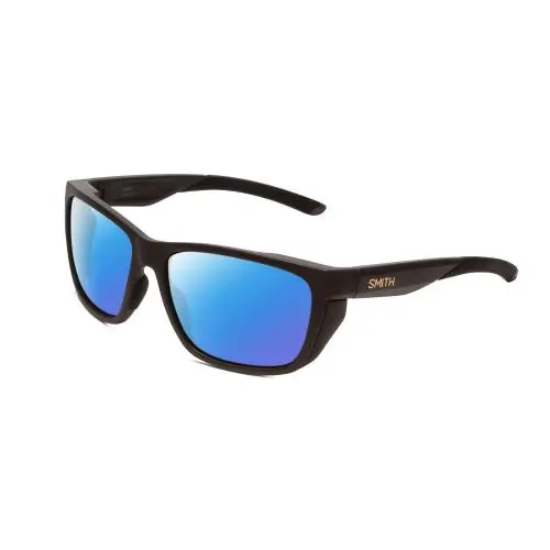 Smith Longfin Unisex Wrap Polarized Sunglasses Gravy Grey 59mm Choose Lens Color Blue Mirror Polar by Smith Optics