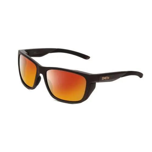 Smith Longfin Unisex Wrap Polarized Sunglasses Gravy Grey 59mm Choose Lens Color Red Mirror Polar by Smith Optics