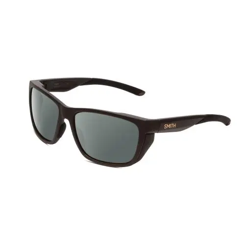 Smith Longfin Unisex Wrap Polarized Sunglasses Gravy Grey 59mm Choose Lens Color Smoke Grey Polar by Smith Optics