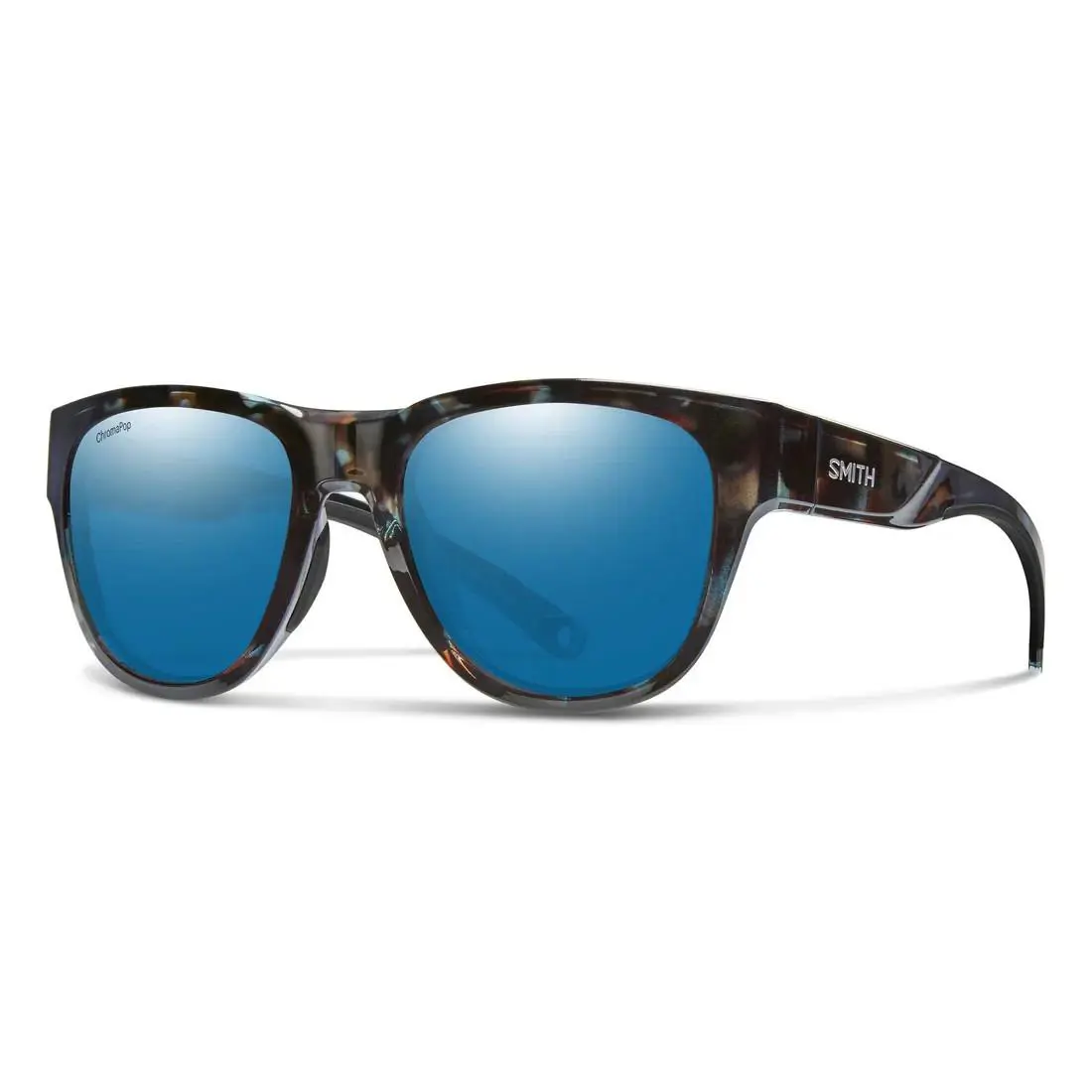 Smith Optics Rockaway Sky Tortoise Chromapop Polarized Glass Blue Sunglasses