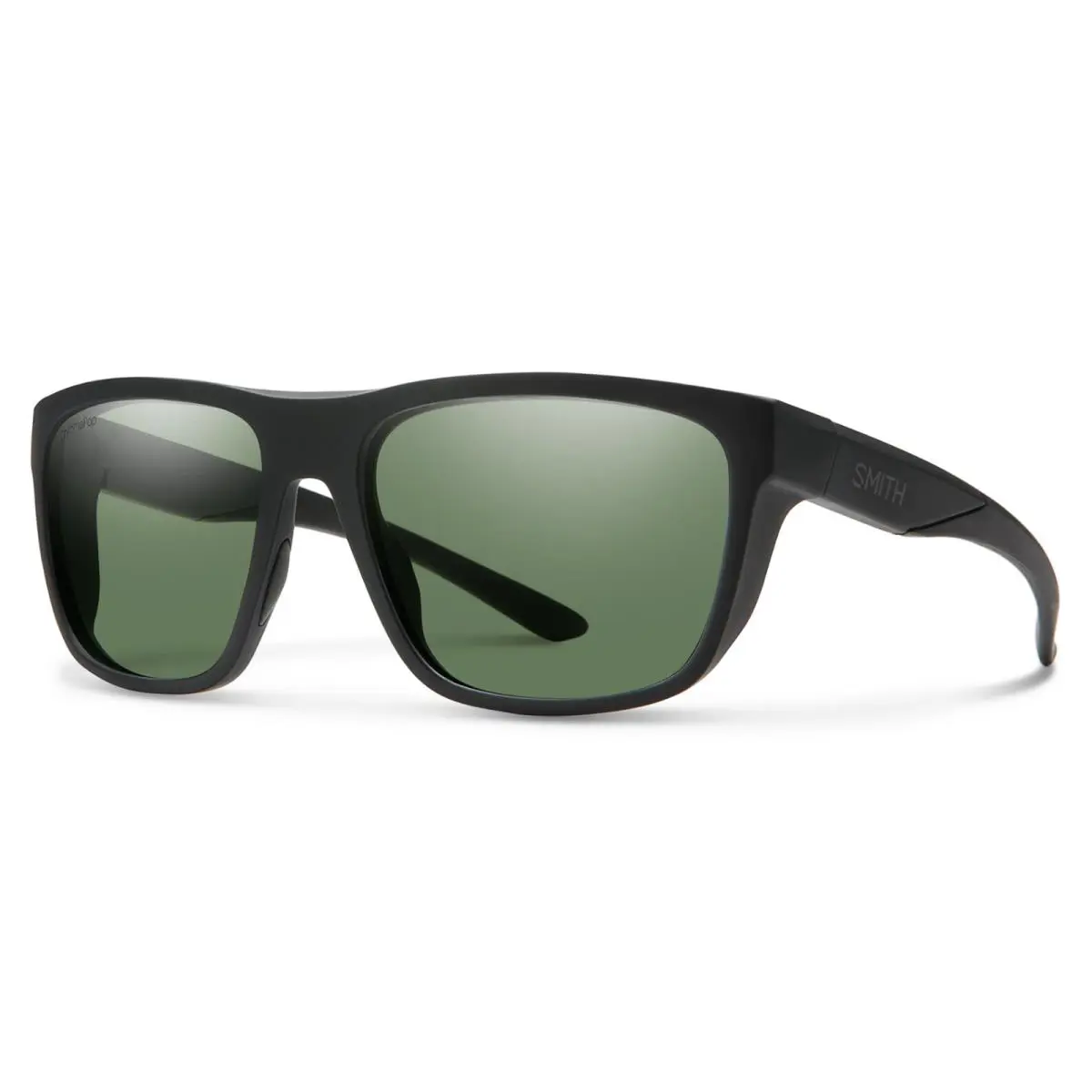 Smith Barra Sunglasses-matte Black-chromapop Polarized Gray Green