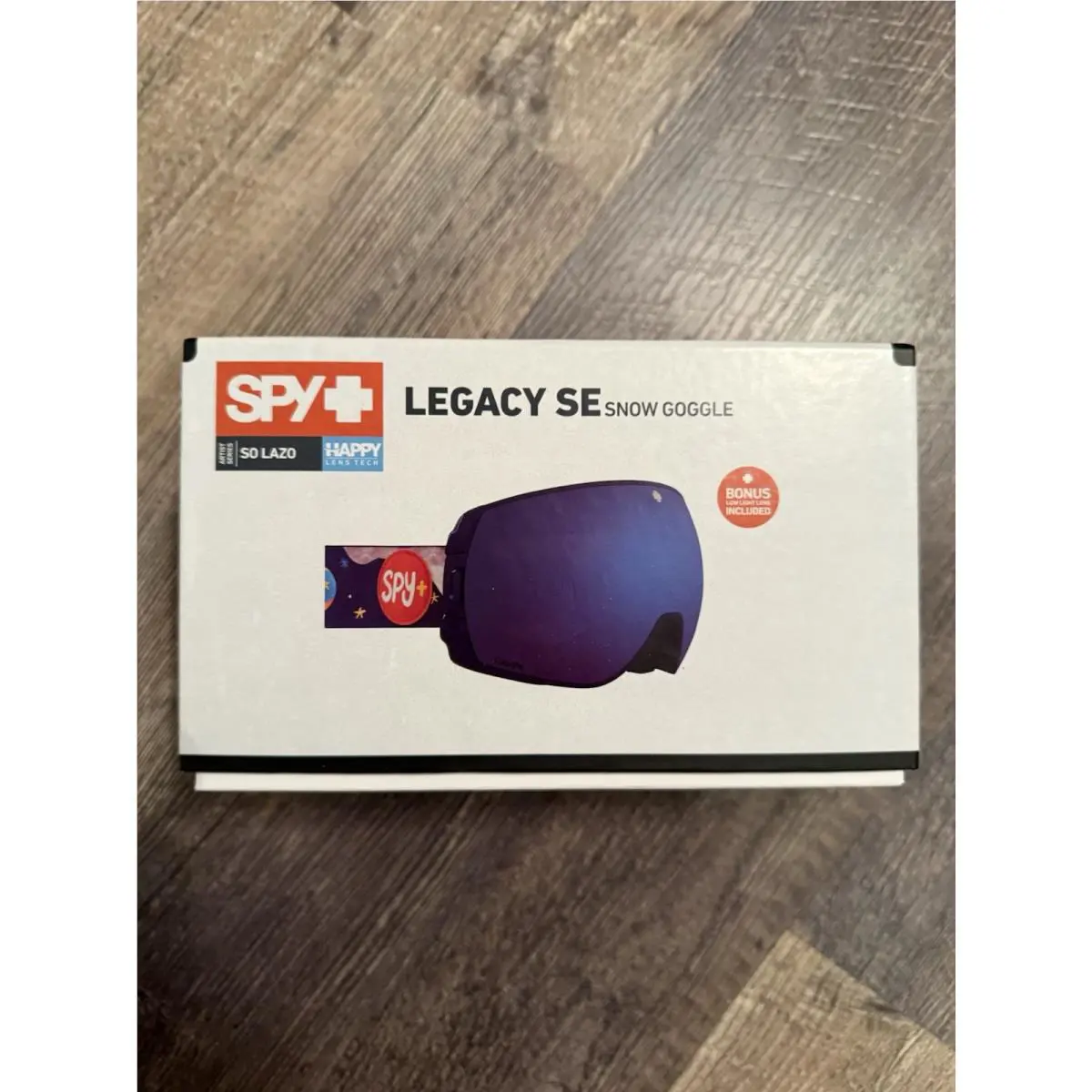 Spy Optic Legacy SE Goggles - SO Laso / Happy Dark Blue Spectra + Bonus Lens