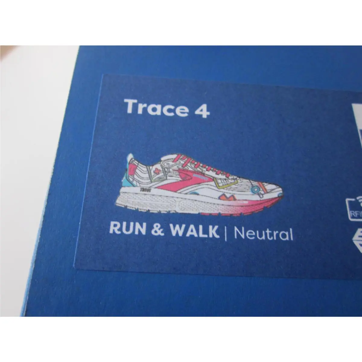 Brooks shoes - Brooks Trace 4 - Trace - White/Fuchsia/Blue 3