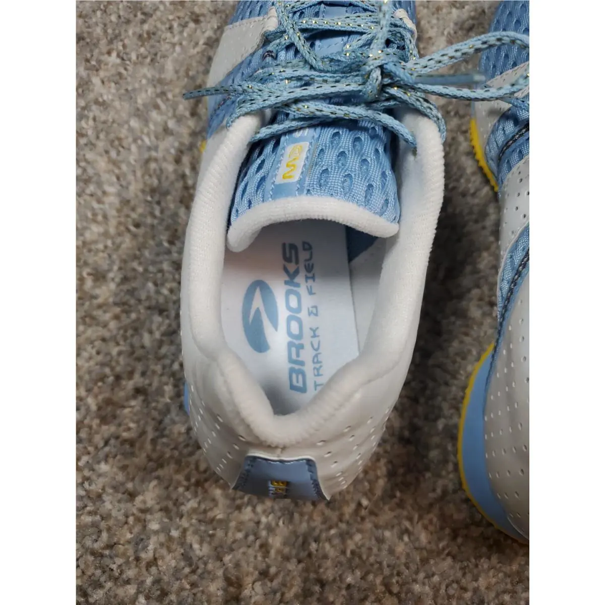 Brooks shoes - Brooks Surge MD - Surge - 42178-411 - Multicolor Sky Blue Silver White Yellow (UPC: 783059208145) 8