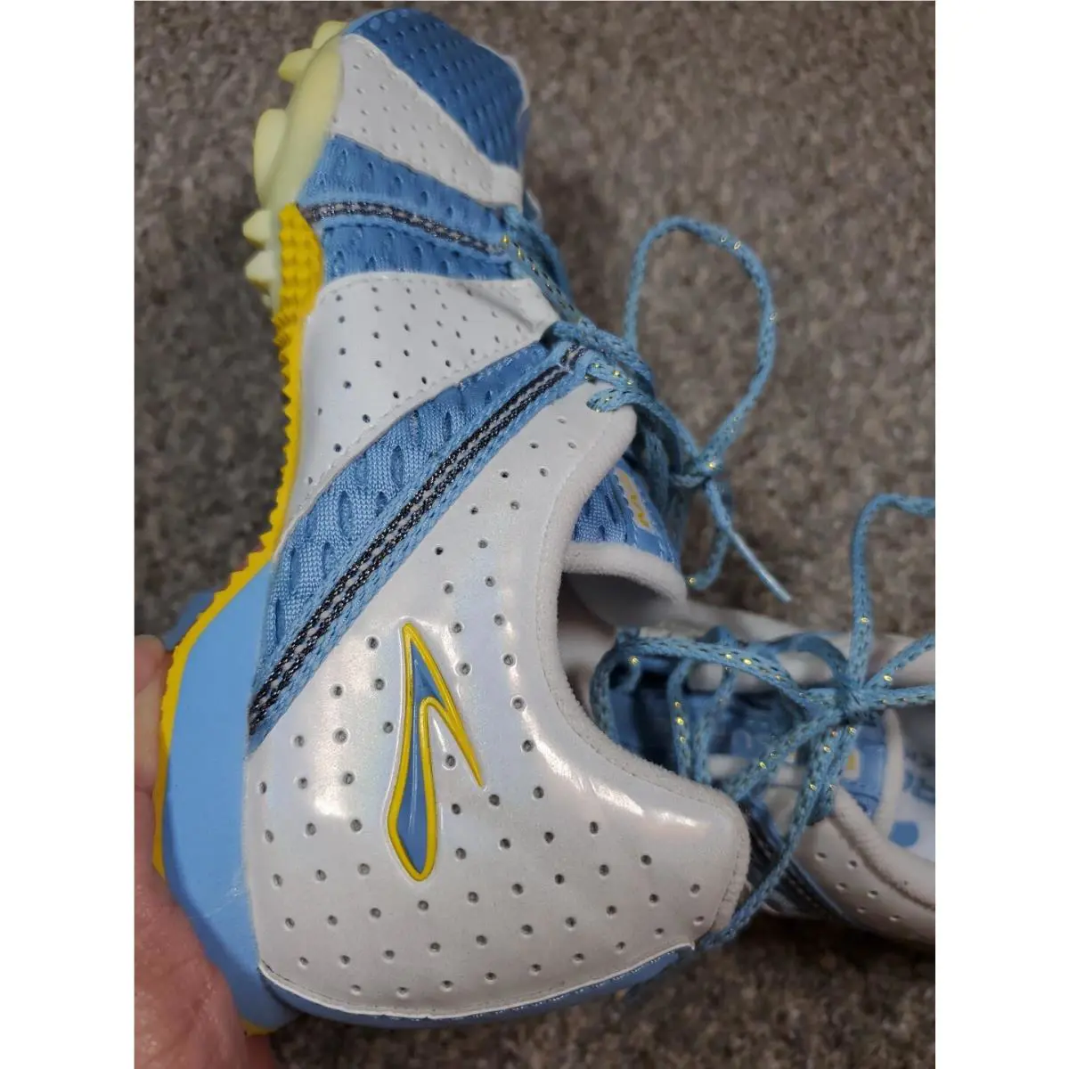 Brooks shoes - Brooks Surge MD - Surge - 42178-411 - Multicolor Sky Blue Silver White Yellow (UPC: 783059208145) 12