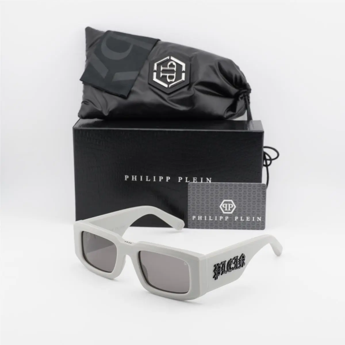 Philipp Plein SPP149 0L46 Matte Grey/grey 54-21-145 Sunglasses