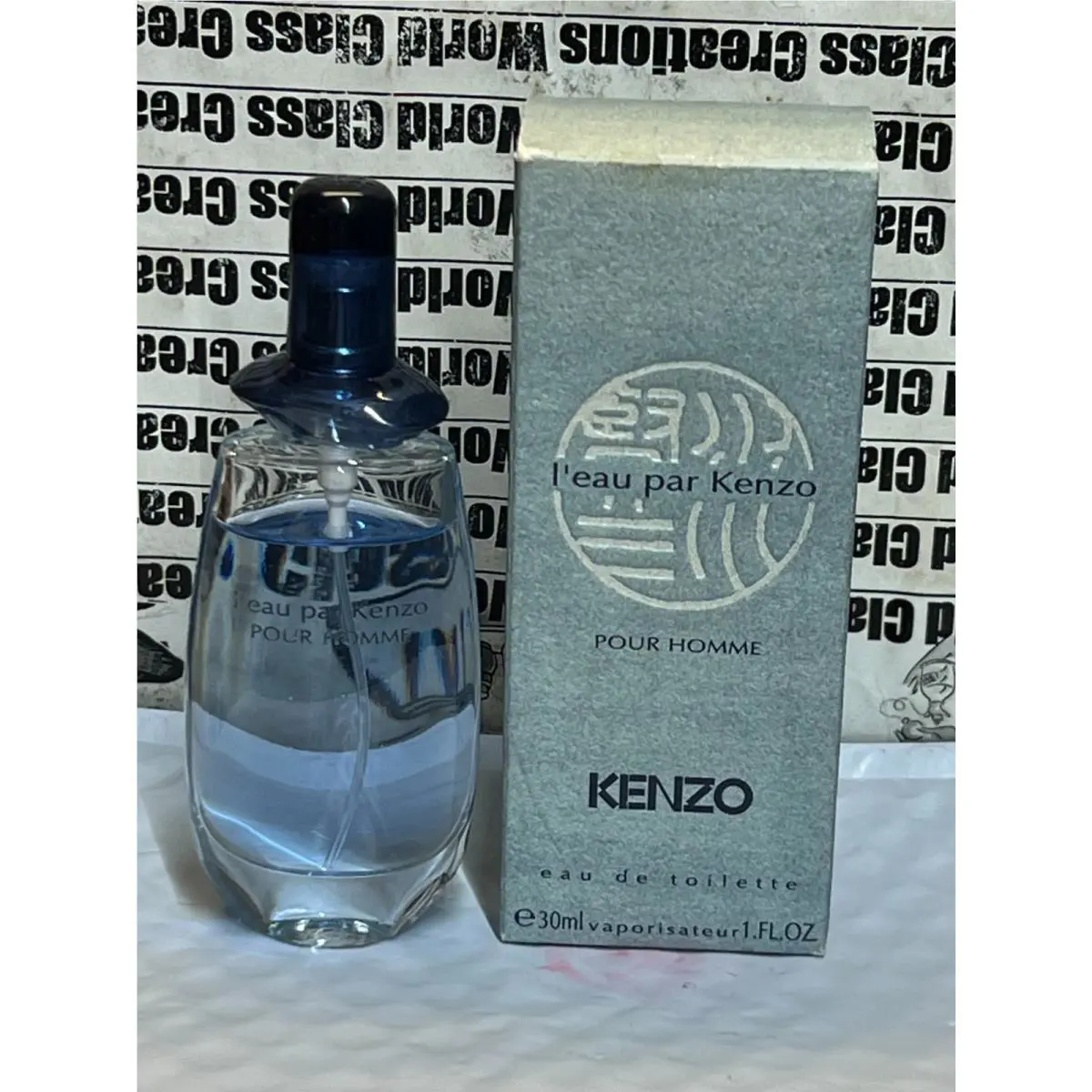 Kenzo L`eau Par Kenzo Eau DE Toilette Spary For MEN-1.0 OZ/30 ML -vintage