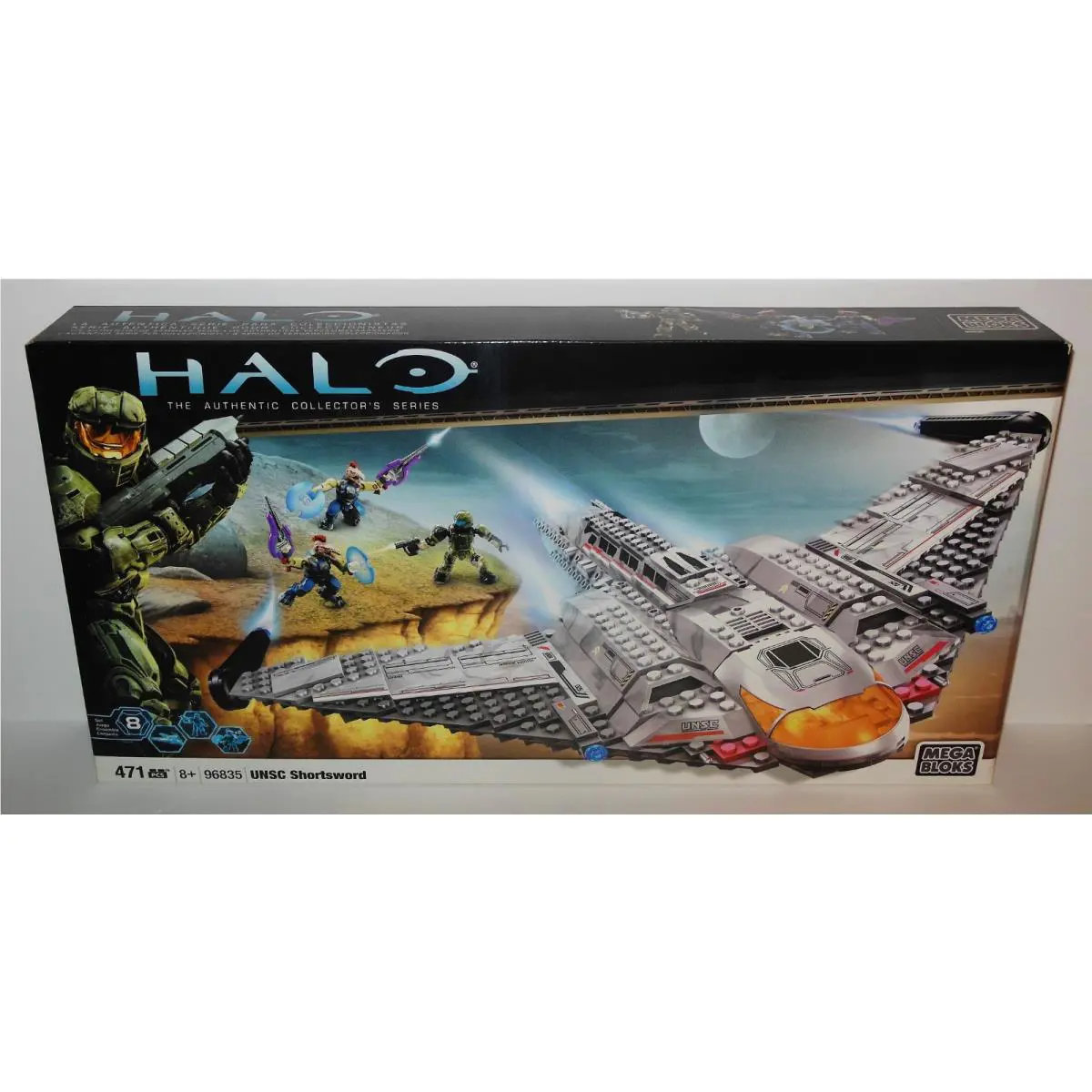 New: Mega Bloks: Halo Unsc Shortsword 96835 Set
